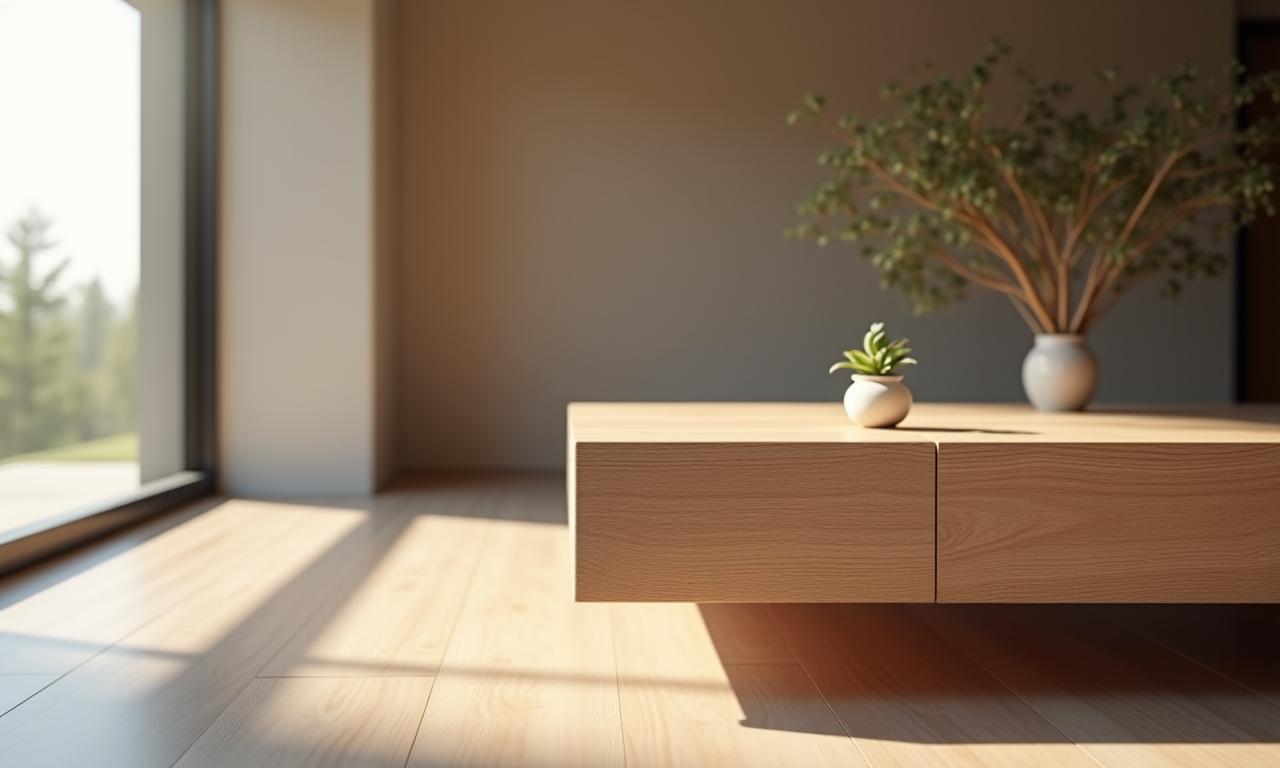 beautifully crafted interior detail with warm lighting